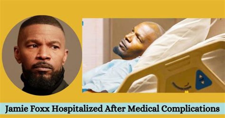 Actor Jamie Foxx Hospitalized