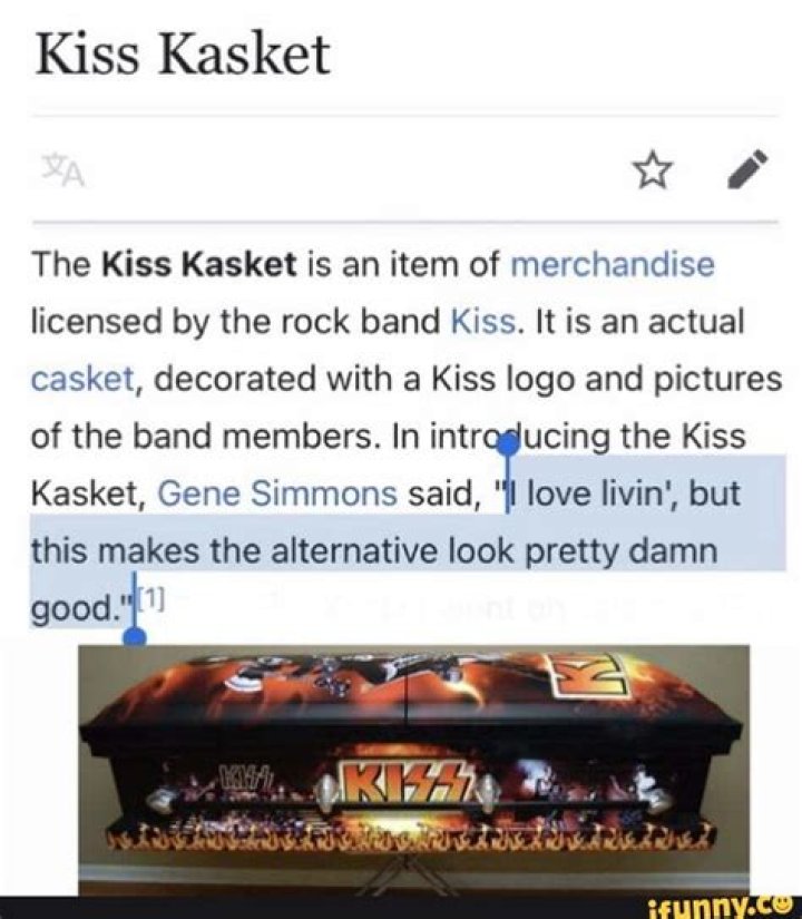 And Now, The Ultimate KISS Kollectible– The KISS Kasket