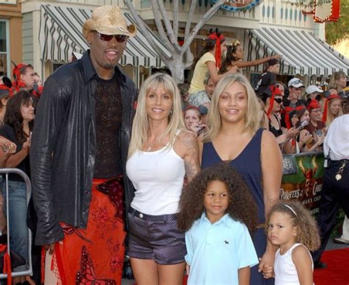 Dennis Rodman Kids: Son DJ Rodman and Daughters Trinity & Alexis Rodman.