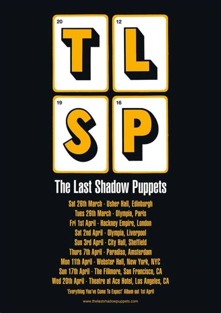 Last Shadow Puppets Announce European Tour
