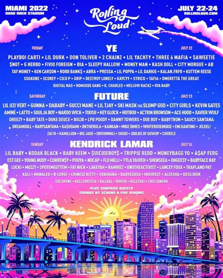 Lineup Announced For Rolling Loud L.A.