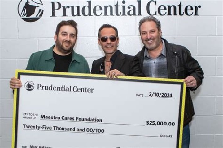 Prudential Center Donates $25K To Marc Anthony’s Maestro Cares Foundation