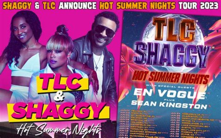 TLC and Shaggy Announce The ‘Hot Summer Nights’ 2023 Tour With En Vogue & Sean Kingston