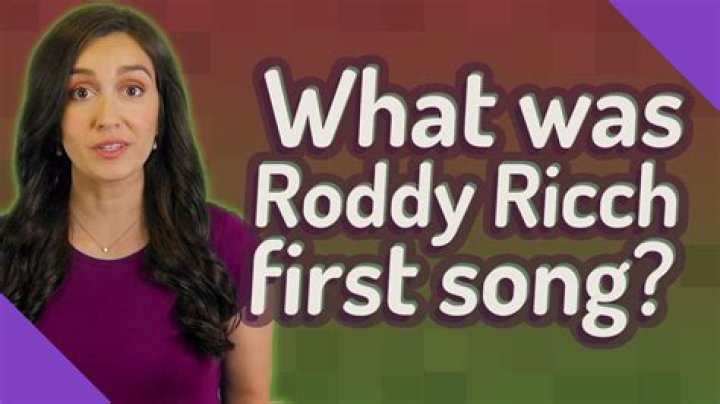 What Was Roddy Ricch’s First Song?
